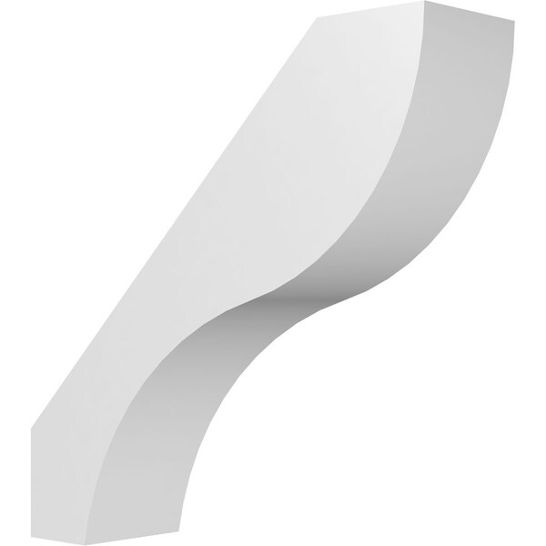 Ekena Millwork 5-in. W x 18-in. D x 18-in. H Geneva Architectural Grade PVC Knee Brace BRCP05X18X18GNV - main